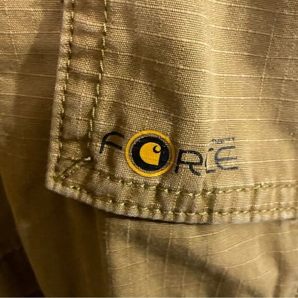 Carhartt Tan Relaxed Fit Cargo Shorts - Picture 3 of 4